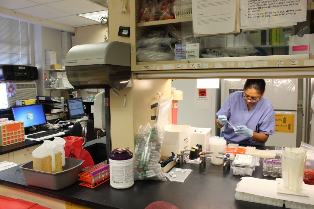 CRC's Core Lab provides the space, equipment, and personnel to collect, process, and send samples to PIs.