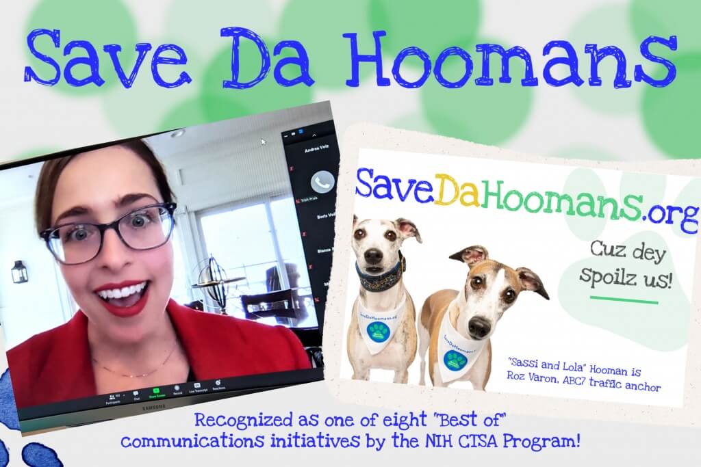 Save Da Hoomans Recognized by NIH